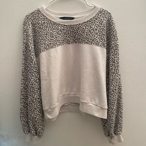 Abercrombie Long Sleeve Cheetah Shirt
